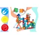 Ricokids Glow in the Dark Magnetic Blocks, 150-Piece Educational Building Set RK-782
