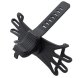 Universal silicone bike phone holder, black