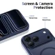 Tech-Protect Magpeak Magsafe CC Phone Case Cover iPhone 17 Pro Max - Matte Navy Blue