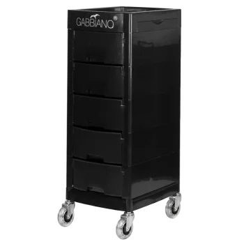 Gabbiano FT65-A Hairdressing Trolley, Black