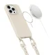 Tech-Protect iPhone 15 Pro Case MagNecklace MagSafe, Beige