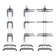 Vertical Foldable Clothes Drying Rack XXL on Wheels