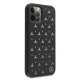 Mercedes iPhone 12 / 12 Pro Case Silver Stars Pattern, Black