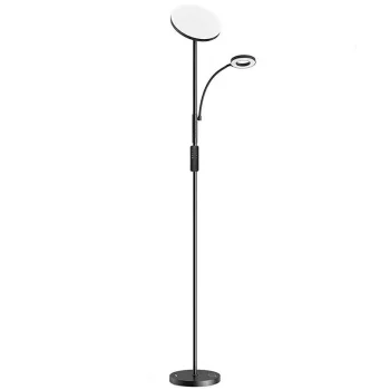 Blitzwill BWL-FL-0001 Double Floor Lamp with Remote, 36W, Black