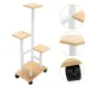 4-Tier Metal Plant Stand for Indoor and Outdoor Use, White