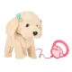 Interactive Toy Poodle Dog on Leash, Walks and Barks