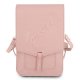 Guess Saffiano Script Phone Bag, Pink