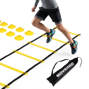 Movepro 6m Agility Ladder with Cones and Bag