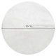 Ruhhy Christmas Tree Skirt Mat, 90 cm, White