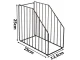 Two-Tier Metal Corner Shelf for Kitchen and Bathroom, Mixed Colors