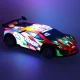 RC Sports Car with Remote Control and LED Lights, Red