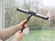 2-in-1 Floor and Window Squeegee Water Sweeper 131x51cm, black