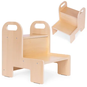 ECOTOYS Kids Kitchen Helper Stool Toddler Step Stool