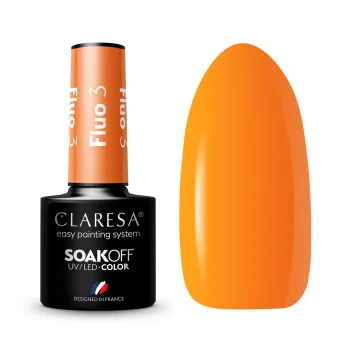 Claresa Fluo 3 Hybrid Nail Polish, 5g
