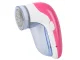 Rechargeable Fabric Shaver Lint Remover with USB Cable 3 Blades, Pink/White