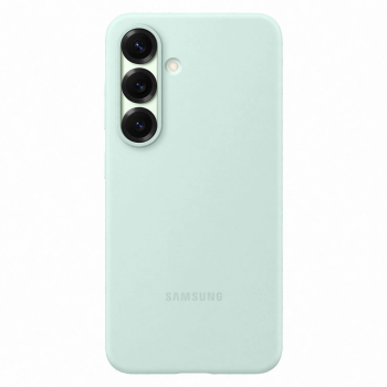 Original Samsung Galaxy S25 ( SM-S931 ) Silicone Cover Case, Mint (EF-PS931CMEGWW)