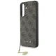 Guess HC PU 4G Charm Case for Samsung Galaxy A56 5G, Brown