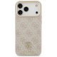Guess iPhone 17 Pro Max Case 4G Strass Logo MagSafe, Pink
