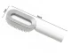 Anti-Static Detangling Hair Brush, White