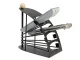 Metal Remote Control and Phone Organizer XXL, Black