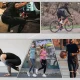 Rockbros RK2004L Breathable Cycling Pants with Pad, Size L, Black