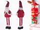 Christmas Gnome with Telescopic Legs, 60-100 cm, Red