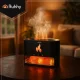 Ruhhy Aroma Diffuser Humidifier with Flame Effect 250ml 26417, Black