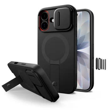 Tech-Protect Kevlar Aura MagSafe Case for iPhone 17, Black