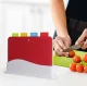 Cutting Board Set with Stand (4 Pcs)