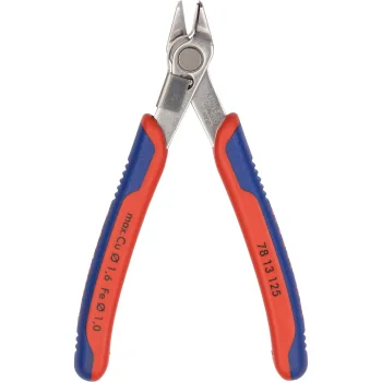 Tiksliosios šoninio kirpimo replės KNIPEX Electronic Super Knips 78 13 125, 125 mm