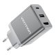 GaN Mains Charger Vention FJAH0-EU 65W HDMI 4K Grey