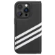 Adidas iPhone 14 Pro Booklet Case OR Booklet PU, Black/White