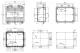 Surface Mount Hermetic Installation Box 190x197x90mm IP65, Light Gray
