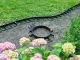 Plastic Lawn Edging Board, 100 x 8 cm, Black