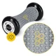 4Fizjo Spike Roller Spiked Massage Roller 17 cm, Grey/Black