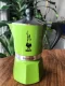 Bialetti Rainbow 3TZ Espresso Maker, Green