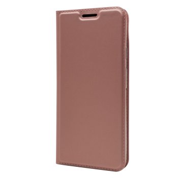 Google Pixel 4 Magnetic Adsorption Leather Card Holder Case Cover, Pink