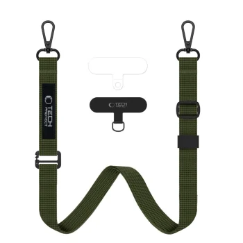 Tech-Protect C6S 2-in-1 Phone Lanyard - Olive