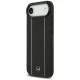 Mercedes Leather Star Pattern Stripes MagSafe Case for iPhone Air Black