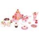 Three-Tier Toy Birthday Cake with Velcro Cutting, Lights and Music, 117 Pieces, Pink