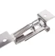 Frameless License Plate Holder, Steel, 2 pcs, Silver