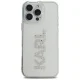Karl Lagerfeld IML Rhinestones Logo Case for iPhone 16 Pro 6.3\", Clear