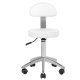 Sillon Lux 273b Electric Beauty Chair with 3 Motors and Stool 304, White