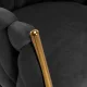 Velvet Salon Chair 4Rico QS-GW06G, Grey