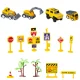 Flexible Construction Car Track Playset with Vehicles 255 pcs 26539