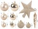 Christmas Tree Decoration, Gold Baubles, 33 pcs.