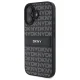 DKNY iPhone 16 Case Texture Pattern Tonal Stripe, Black