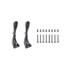 Thermaltake CT140 PC Cooling Fan, 140 mm, Black, 2 Pack