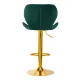 4Rico QS-B15 Bar Stool, Green Velvet