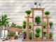 Wooden 5-Tier Flower Shelf Stand Rack